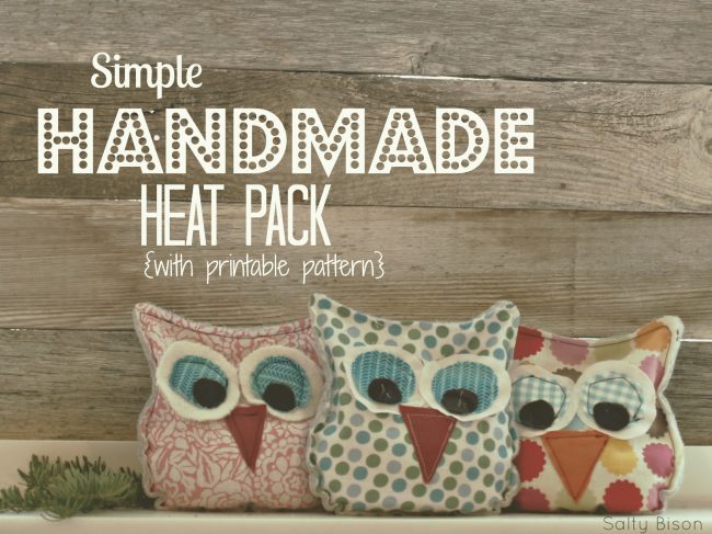 stocking stuffer idea- handmade heat pack tutorial