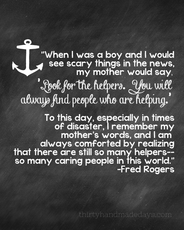 Love for CT Mr. Rogers Quote Printable