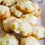 Artichoke Cheese Bread - an easy to make, delicious appetizer! Up close.