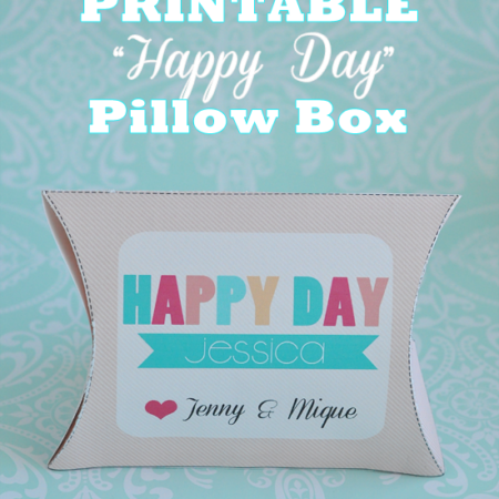 Birthday Box Template printable