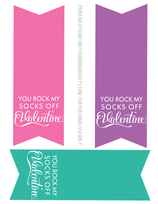 Rocks My Socks printable