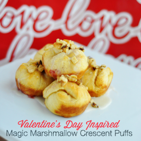 Perfect treat for Valentine's Day- Magic Marshmallow Puffs