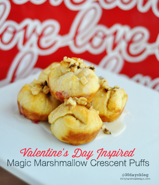 Perfect treat for Valentine's Day- Magic Marshmallow Puffs 