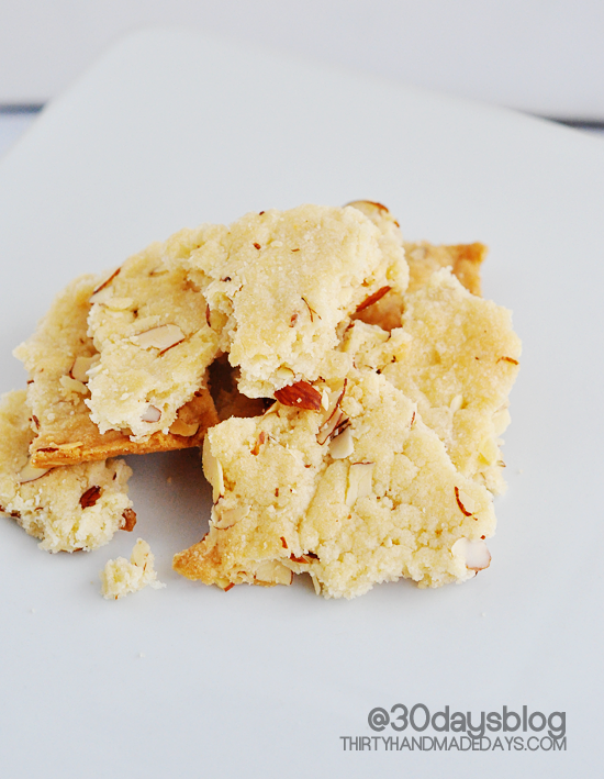 Almond Cookies from @30daysblog