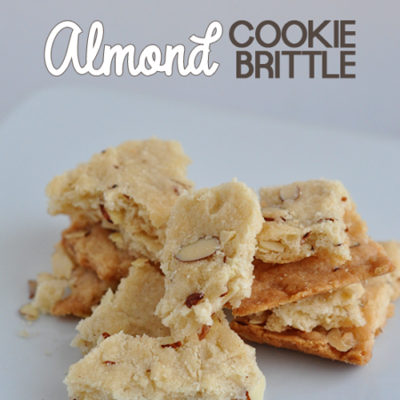 Almond Cookie Brittle from @30daysblog