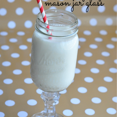 Fancy Mason Jar Glass Tutorial from www.thirtyhandmadedays.com