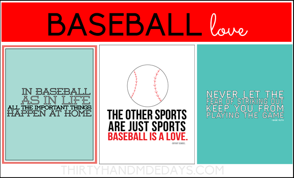 3 Baseball Printables from www.thirtyhandmadedays.com