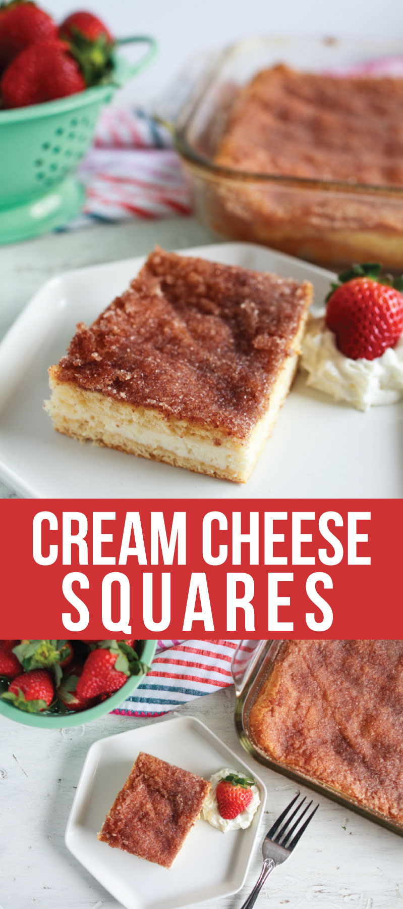 Food: Super Simple Cream Cheese Squares - ridiculously easy to make and oh so good!