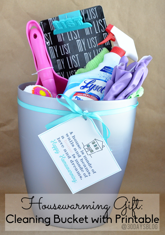 Green Your Home Gift Basket Ideas for Spring Cleaning & Homewarming