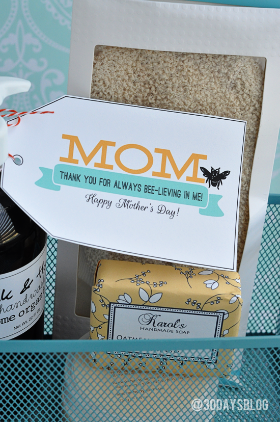 Mother's Day Bee Printable from www.thirtyhandmadedays.com