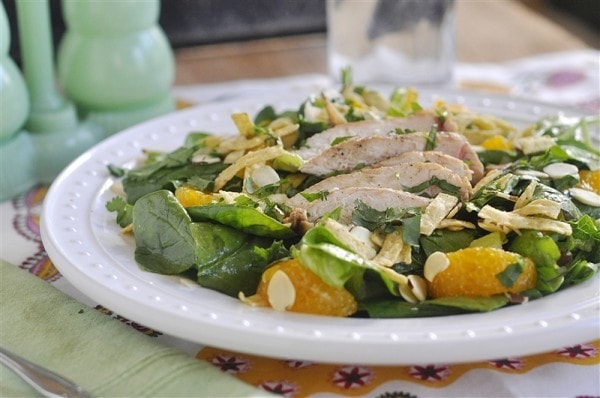 Copycat Panera Asian Chicken Salad- try this one from home and you'll be hooked. Yum! via thirtyhandmadedays.com