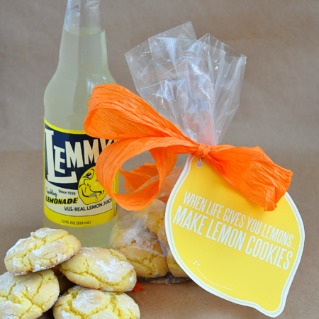 When life gives you lemons...make lemon cookies! + Printable www.thirtyhandmadedays.com