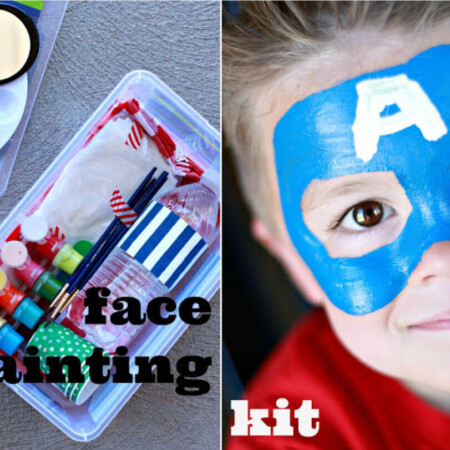 Face Painting Kit - make a kit for parties or for fun in the summer with your kids!