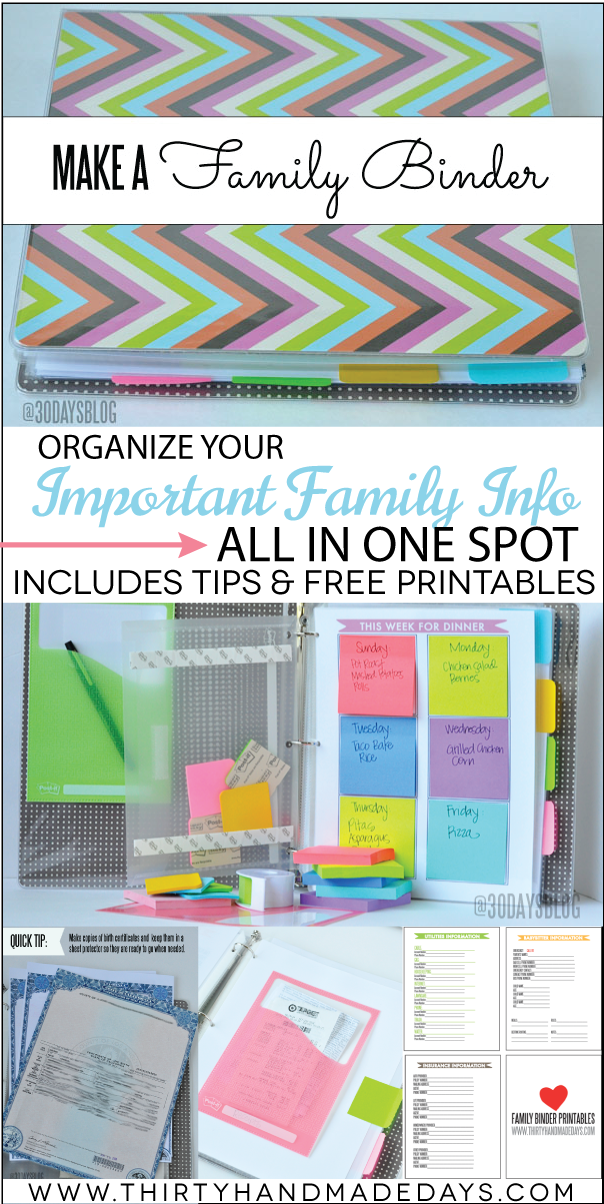 DIY Secret: How to Print on Post-It Notes for organizing or a chore chart