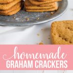 Homemade Graham Crackers - they are easier to make than you might think! www.thirtyhandmadedays.com