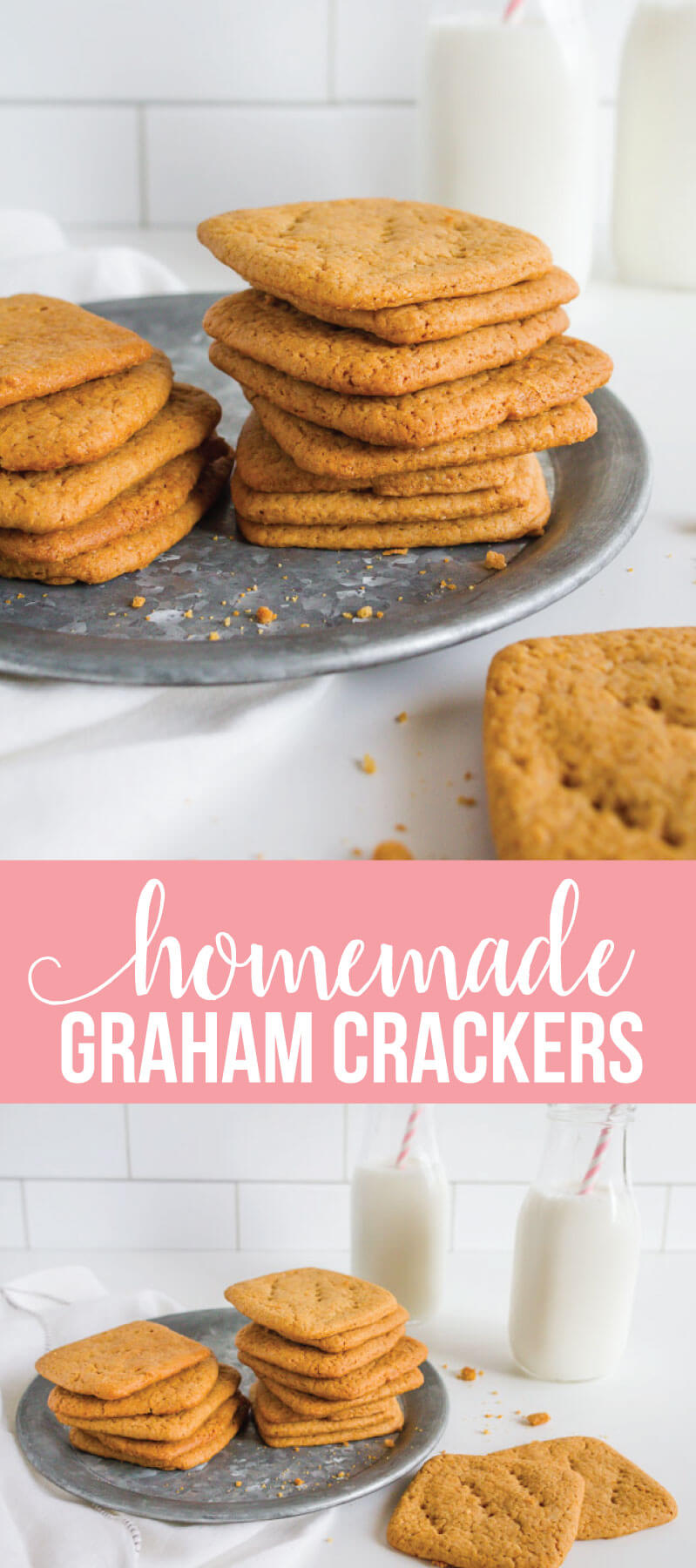 Homemade Graham Crackers - they are easier to make than you might think! www.thirtyhandmadedays.com