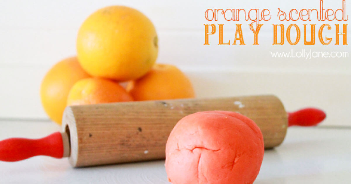 orange play doh