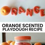 Orange Scented Playdough Recipe - you'll use this recipe again and again!