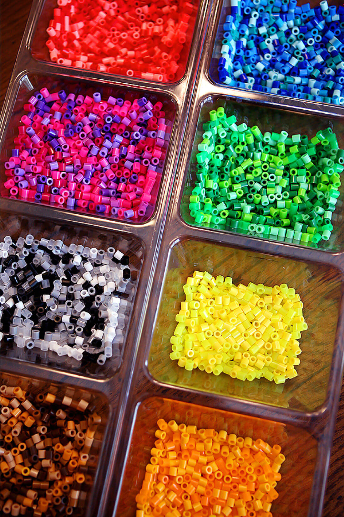 DIY Perler Beads Jewelry - learn how to make your own. All of the beads. 