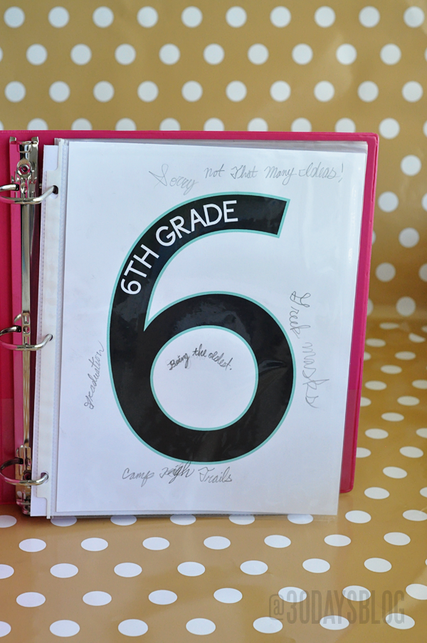 Printable Grades for Back to School www.