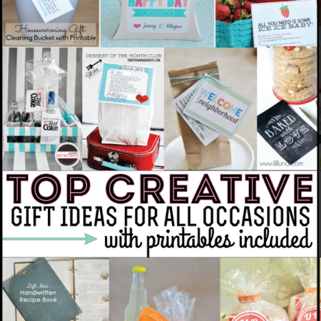 Top Gift Ideas featuring Printables featured on www.thirtyhandmadedays.com