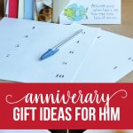 Anniversary Gifts for Him - use this fun, creative idea to give a one of a kind gift to the one you love. www.thirtyhandmadedays.com