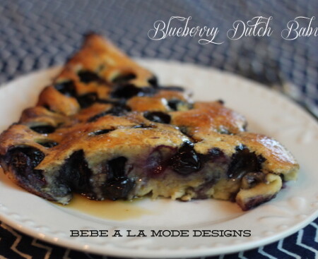 Blueberry Dutch Babies