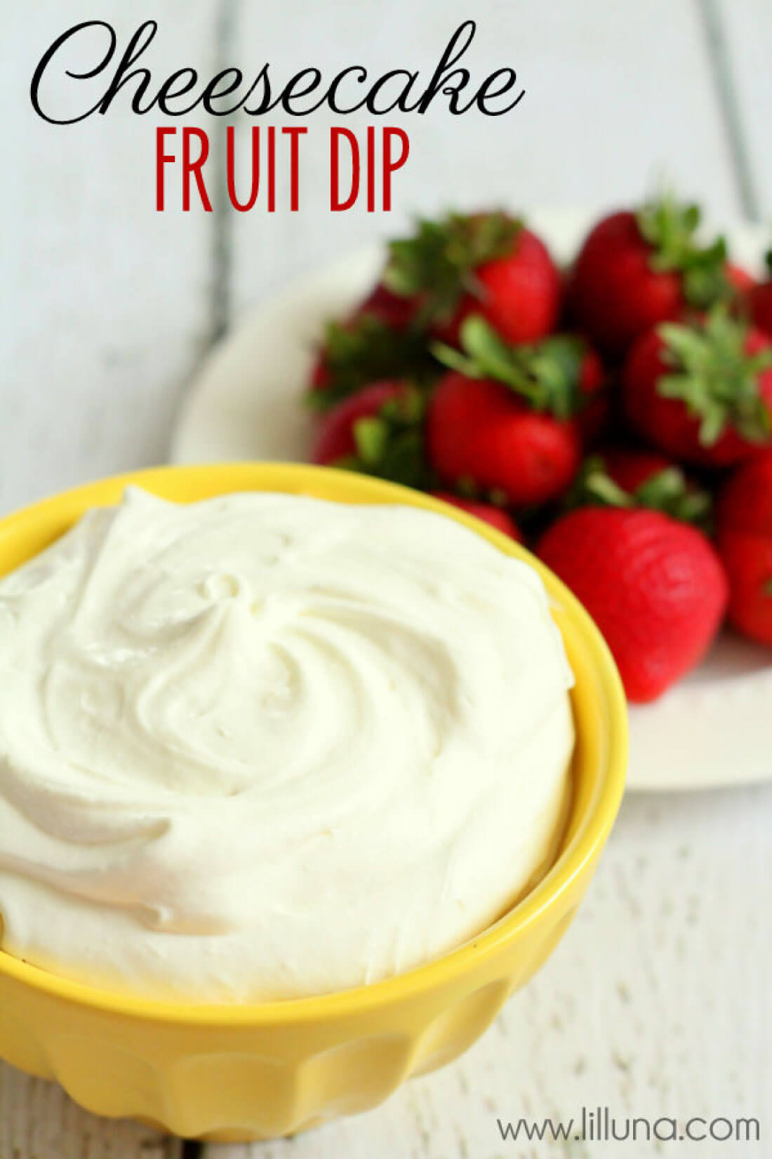 Cream Cheese Fruit Dip - a simple sweet recipe that everyone will love.