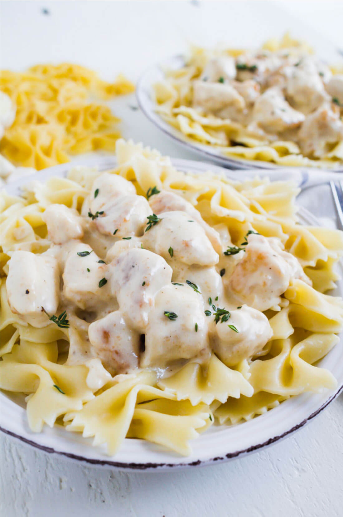 Rosemary Chicken Pasta - an easy main dish that has become a family favorite. from www.thirtyhandmadedays.com