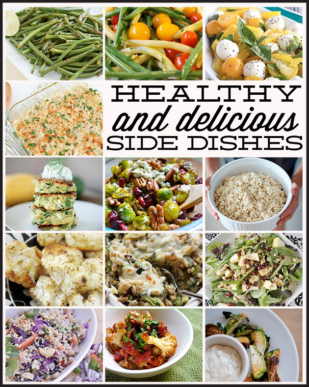 Over 25 Delicious & Healthy Side Dishes www.thirtyhandmadedays.com