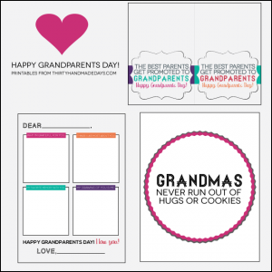 Celebrate Grandparents Day with 3 Fun Printables