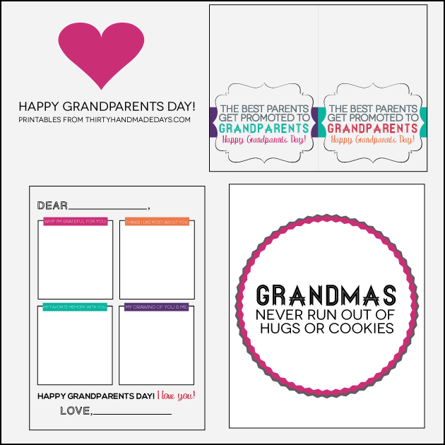 Grandparents Day Printables from www.thirtyhandmadedays.com