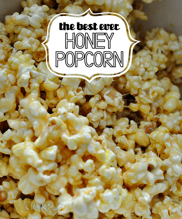 the best ever Honey Popcorn