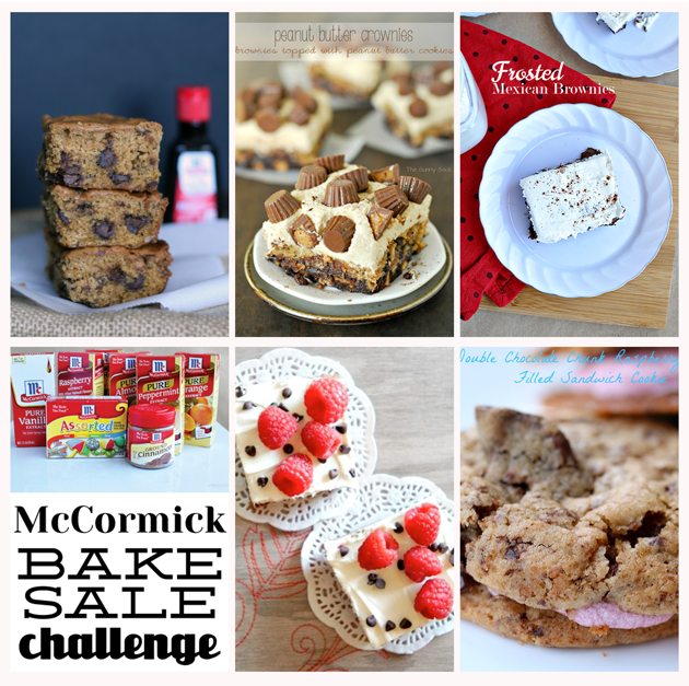 McCormick Bake Sale Challenge - delicious recipes using McCormick ingredients. 