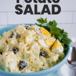Mom's Traditional Potato Salad - make this one over the summer and enjoy! from www.thirtyhandmadedays.com