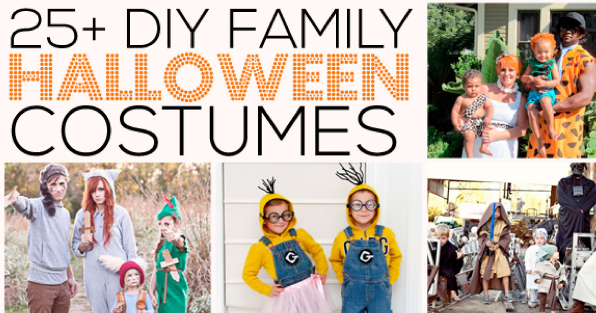 25+ Amazing DIY Family Halloween Costumes
