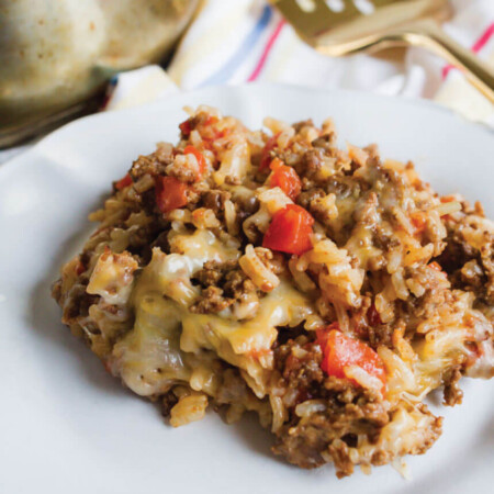 Easy dinner ideas - my favorite type! Make this Porcupines in a Skillet and everyone in your family will be happy.