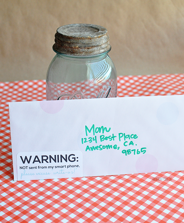 Cute printable mail labels to add to your envelopes! www.thirtyhandmadedays.com
