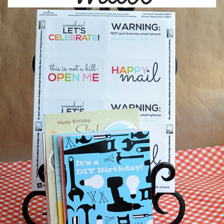 Adorable happy mail printable labels! from www.thirtyhandmadedays.com