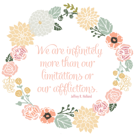 Printable LDS quote www.thirtyhandmadedays.com