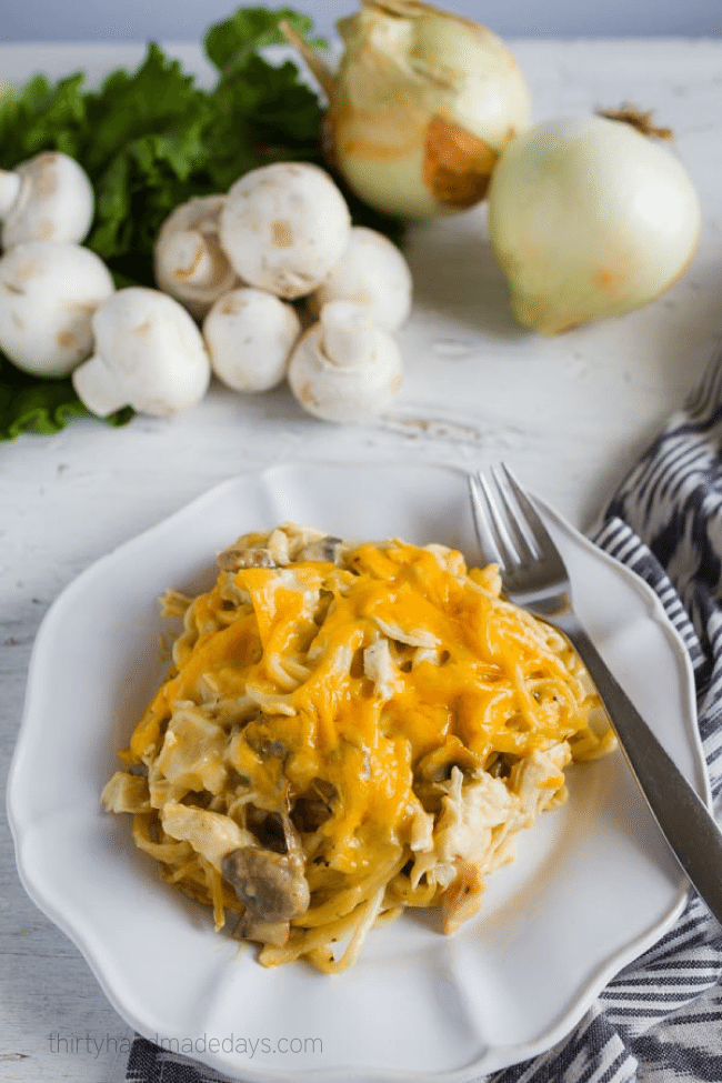 Chicken Tetrazzini - a family favorite main dish/dinner recipe