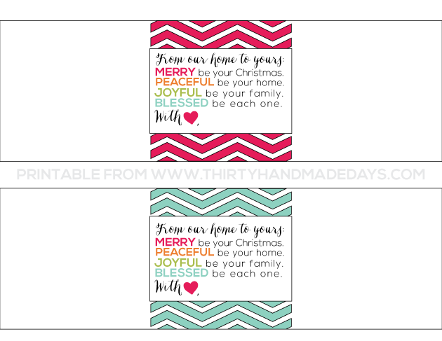 Easiest ever gift idea printable from www.thirtyhandmadedays.com