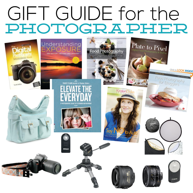 Gift Guide for the Photographer- top 20 must haves! www.thirtyhandmadedays.com