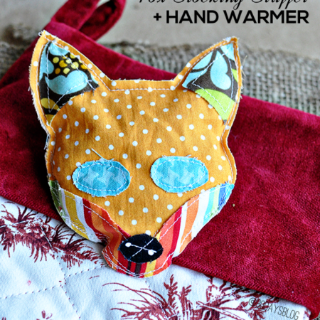 DIY Fox Stocking Stuffers + Hand Warmer www.thirtyhandmadedays.com