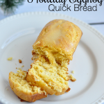 Quick Holiday Eggnog Bread- easy to make but oh so good! Use any leftover eggnog. www.thirtyhandmadedays.com