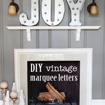 Marquee Joy Letters