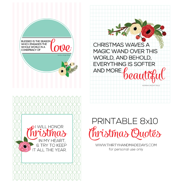 christmas quotes printable