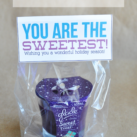 Simple & sweet gift idea for the holidays with printable included www.thirtyhandmadedays.com