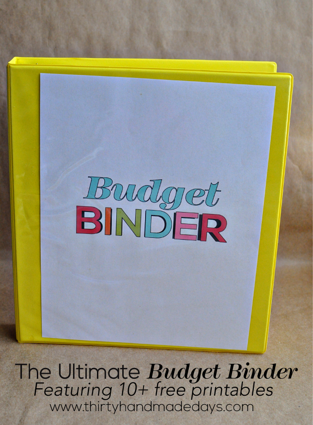 Printable Budget Binder