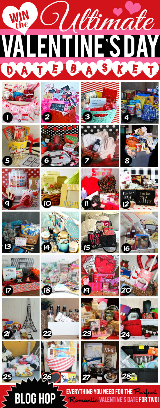 28 Amazing Baskets to celebrate Valentine's Day! www.thirtyhandmadedays.com